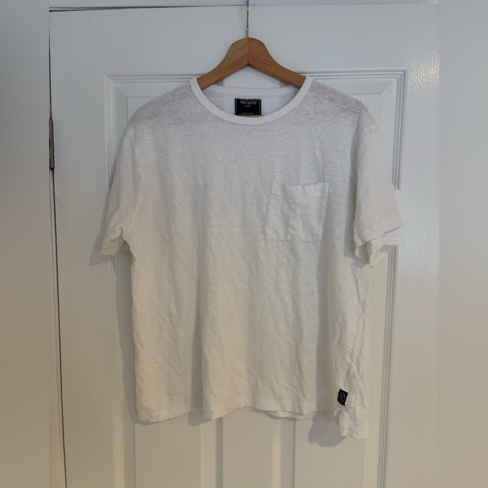 Todd Snyder White Short Sleeve Tee